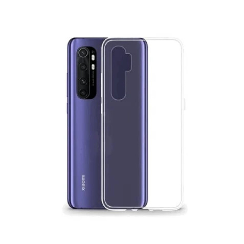 Θήκη Πλάτης Σιλικόνης Απλή για Xiaomi Mi Note 10 / CC9 Pro / Mi Note 10 Pro - Χρώμα: Διαφανής