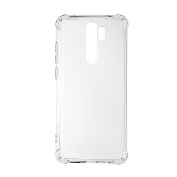 Θήκη Πλάτης Σιλικόνης Anti Shock για Xiaomi Redmi Note 8 Pro - Χρώμα: Διάφανο
