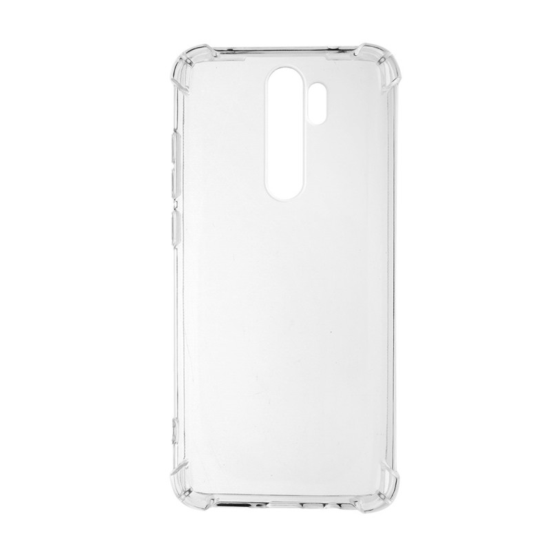 Θήκη Πλάτης Σιλικόνης Anti Shock για Xiaomi Redmi Note 8 Pro - Χρώμα: Διάφανο