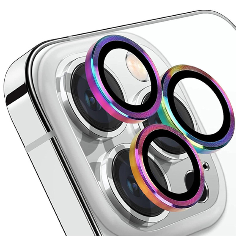 Τζαμάκι Προστασίας Κάμερας για i Phone 15 Pro / 15 Pro Max - Χρώμα: Πολύχρωμο