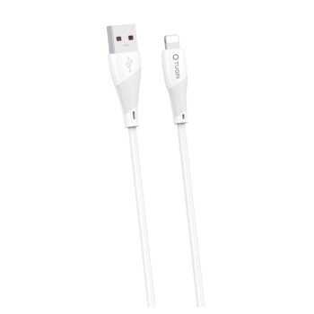 TUQIN QD39i USB-A to Lightning Cable 2.4A Fast Charging 90cm - Color: White