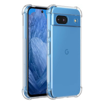 Θήκη Πλάτης Σιλικόνης Anti Shock για Google Pixel 7A - Χρώμα: Διάφανο