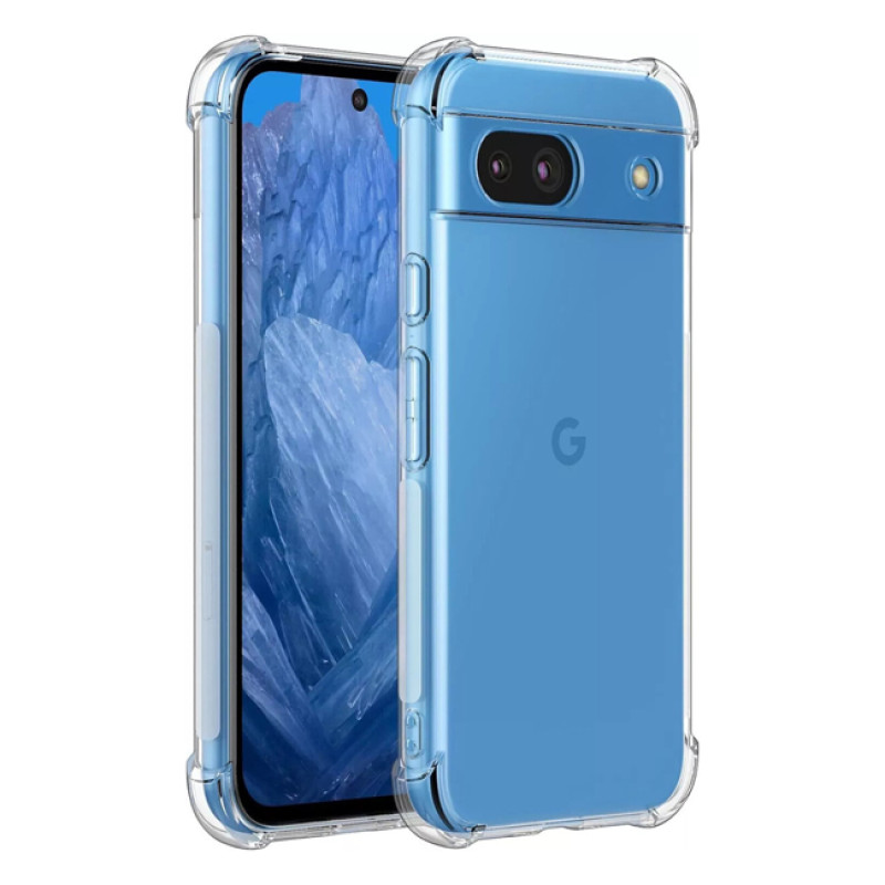 Θήκη Πλάτης Σιλικόνης Anti Shock για Google Pixel 7A - Χρώμα: Διάφανο