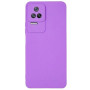 Θήκη Πλάτης Σιλικόνης Soft για Xiaomi Poco F4 - Χρώμα: Λιλά