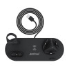 Andowl Q-L023 Ασύρματη Βάση Φόρτισης / Multi-Function Charging Stand - Χρώμα: Μαύρο