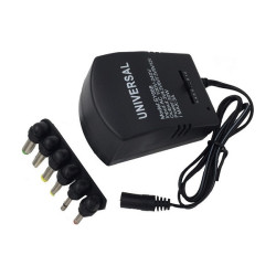 Universal Adjustable Charger Plug SY668 3 to 12V 3.1A 30W - Color: Black