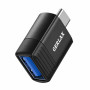 GERLAX GX-08 Αντάπτορας OTG USB Female σε Type C Male - Χρώμα: Μαύρο