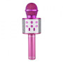 Ασύρματο Μικρόφωνο WS-858 Wireless Bluetooth Karaoke Handheld Microphone USB KTV Player Bluetooth Mic Speaker Record Music - Χρώμα: Φούξια