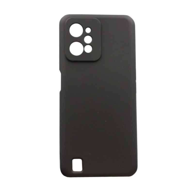 Θήκη Πλάτης Σιλικόνης Απλή για Realme C31 - Χρώμα: Μαύρο