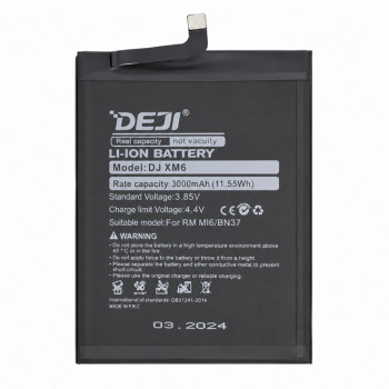 Deji Bn37 Oem Συμβατή Μπαταρία Αντικατάστασης Για Redmi 6 / Redmi 6A - 3000mAh