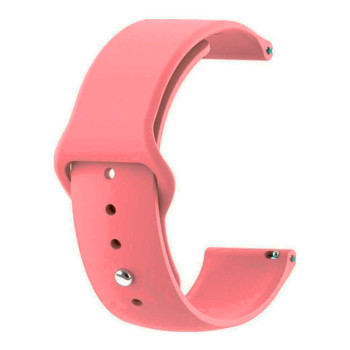 Smoothband Λουράκι Σιλικόνης με Pin για Apple Watch 42 / 44mm - Χρώμα: Ροζ