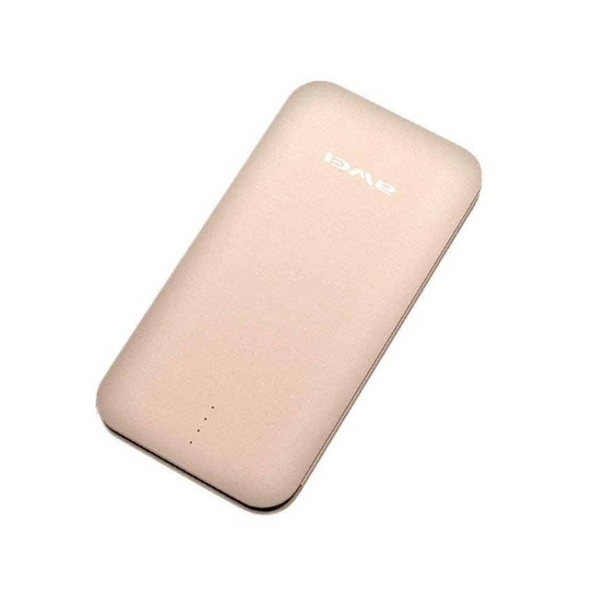 Awei P20K PowerBank με Θύρα USB-A 8000mAh - Χρώμα: Χρυσό