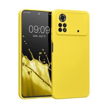 Θήκη Πλάτης Σιλικόνης Soft για Xiaomi Poco X4 Pro 5G- Χρώμα: Κίτρινο