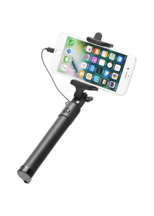 Selfie Stick Monopod με Υποδοχή Lightning Bulk - Χρώμα: Μαύρο