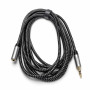GREEN LYCA G-1401 Καλώδιο Προέκτασης Ήχου 3.5mm Male σε 3.5mm Female 5m - Χρώμα: Γκρι