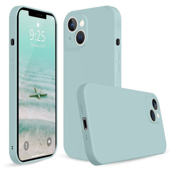 Θήκη Πλάτης Σιλικόνης Soft για Apple i Phone 13 Pro - Χρώμα: Μέντα