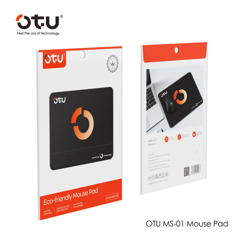 OTU MS-01 Eco-Friendly Mouse Pad - Χρώμα: Μαύρο