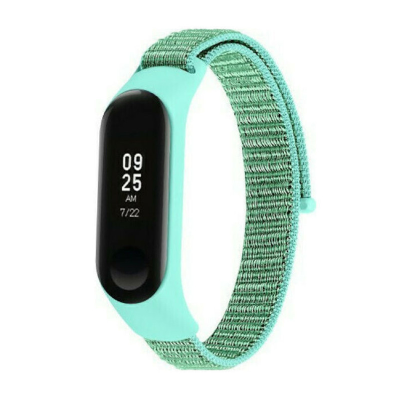 Υφασμάτινο Λουράκι για Xiaomi Mi Band 5/Mi Smart Band 6 - Χρώμα: Τιρκουάζ Υφασμάτινο Λουράκι για Xiaomi Mi Band 5/Mi Smart Band 6 - Χρώμα: Τιρκουάζ