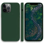 Θήκη Πλάτης Σιλικόνης Soft για Apple i Phone 15 Pro - Χρώμα: Πράσινο Σκούρο