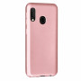 Θήκη Πλάτης Σιλικόνης Soft για Samsung Galaxy A20E - Χρώμα: Ρόζ Χρυσό