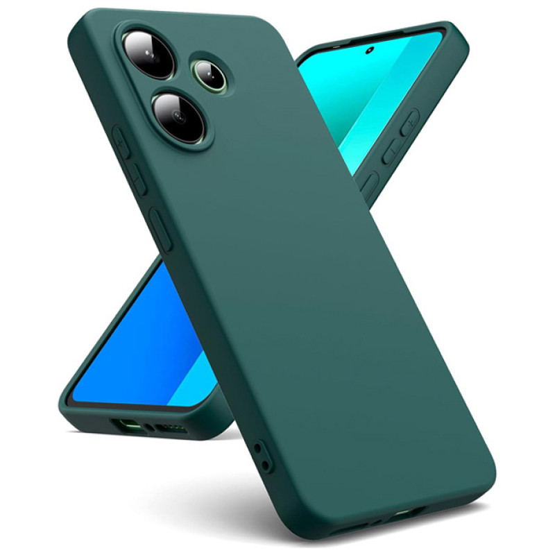 Θήκη Πλάτης Σιλικόνης Απλή για Xiaomi Mi 13 - Χρώμα: Σκούρο Πράσινο