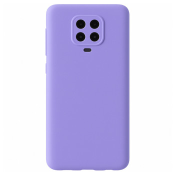 Θήκη Πλάτης Σιλικόνης Soft για Xiaomi Redmi Note 9 Pro/Note 9S - Χρώμα: Λιλά