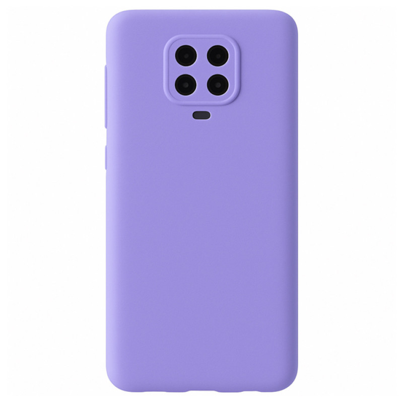 Θήκη Πλάτης Σιλικόνης Soft για Xiaomi Redmi Note 9 Pro/Note 9S - Χρώμα: Λιλά
