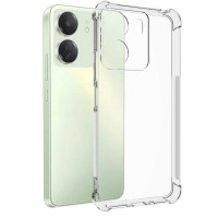 Θήκη Πλάτης Σιλικόνης Anti Shock για Xiaomi Redmi Note 14 5G - Χρώμα: Διάφανο