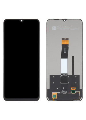 OEM Οθόνη LCD με Μηχανισμό Αφής για Xiaomi Redmi 12C - Χρώμα: Μαύρο