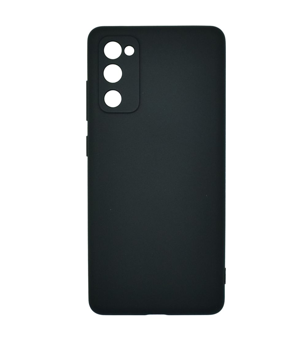 Θήκη Πλάτης Σιλικόνης Soft για Samsung Galaxy A03S - Χρώμα: Μαύρο