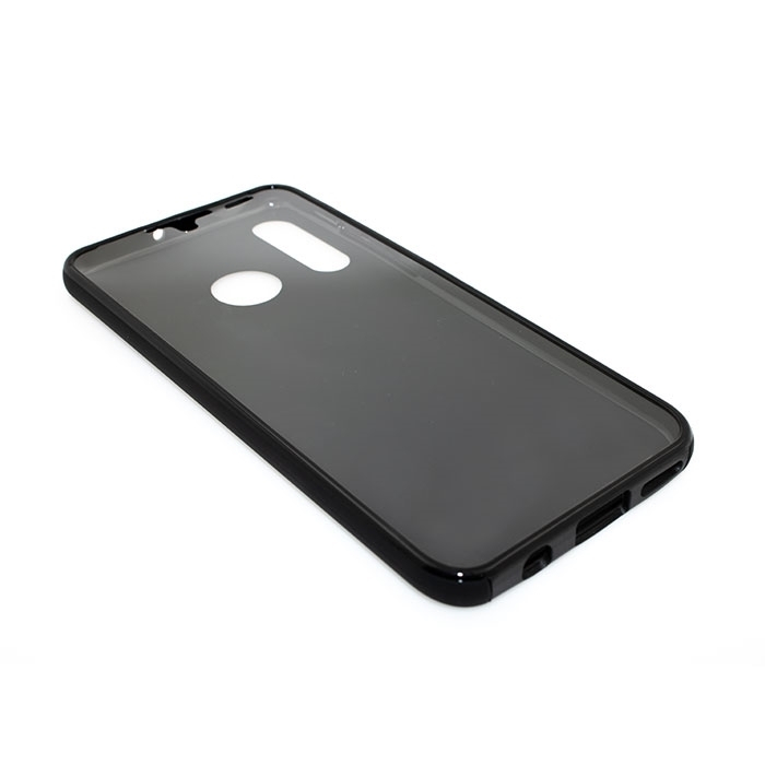 Πλήρης κάλυψη 360° εμπρός & πίσω για Huawei P30 Lite - Χρώμα: Μαύρο