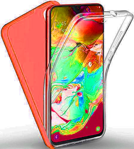 Πλήρης κάλυψη 360° εμπρός & πίσω για Apple i Phone 11 Pro Max - Χρώμα: Κόκκινο