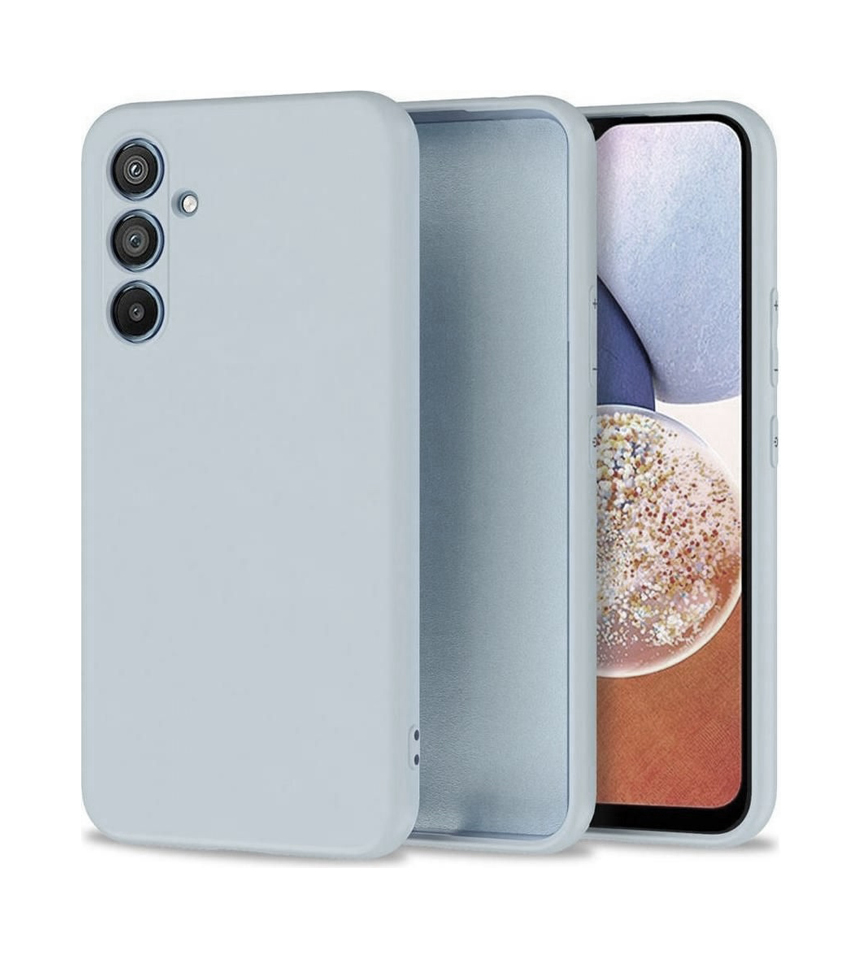 Θήκη Πλάτης Σιλικόνης Soft για Samsung Galaxy M13 - Χρώμα: Απαλό Μπλέ
