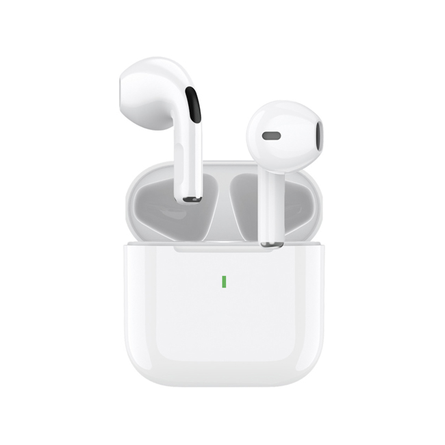 TUQIN QW22 Ασύρματα Bluetooth Ακουστικά TWS V5.4 με Θήκη Φόρτισης - Χρώμα: Λευκό