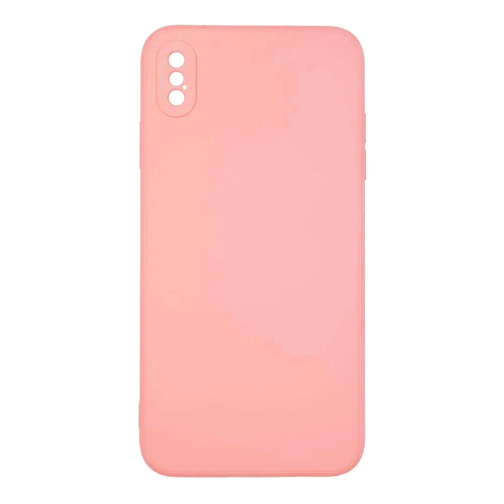 Θήκη Πλάτης Σιλικόνης Soft για Apple i Phone Xs Max - Χρώμα: Ρόζ