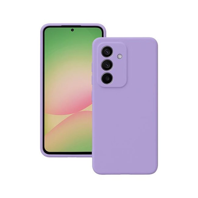 Θήκη Πλάτης Σιλικόνης Soft για Galaxy A56 - Χρώμα: Λιλά