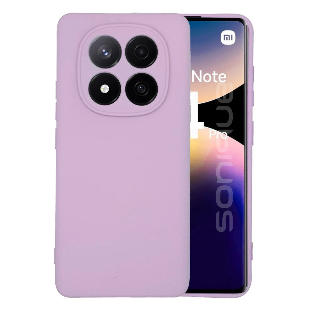 Θήκη Πλάτης Σιλικόνης Soft για Xiaomi Redmi Note 15 4G - Χρώμα: Λιλά