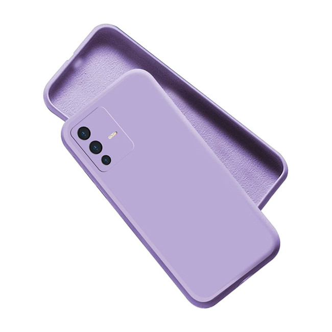 Θήκη Πλάτης Σιλικόνης Soft για Vivo V23 5G - Χρώμα: Λιλά