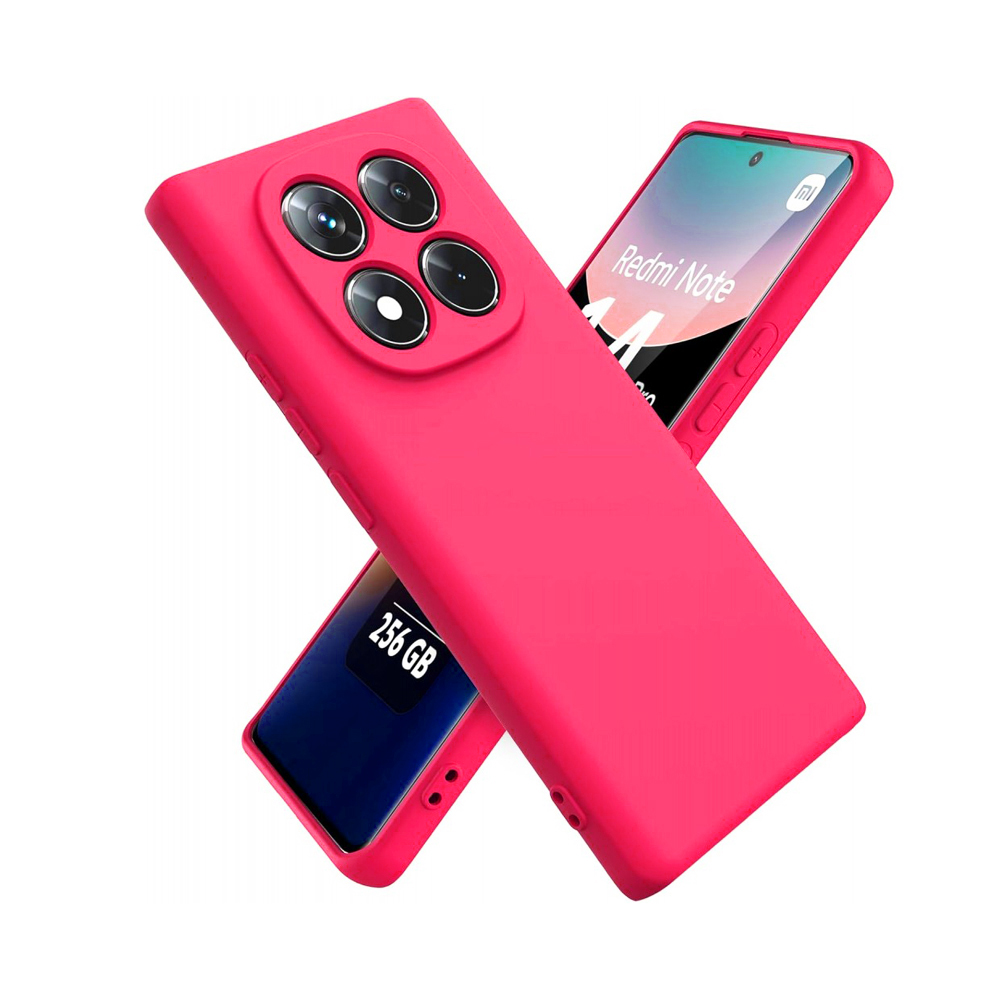 Θήκη Πλάτης Σιλικόνης Soft για Xiaomi Redmi Note 15 5G - Χρώμα: Φούξια