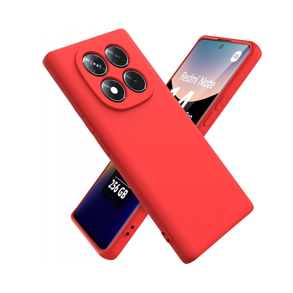 Θήκη Πλάτης Σιλικόνης Soft για Xiaomi Redmi Note 15 5G - Χρώμα: Κόκκινο