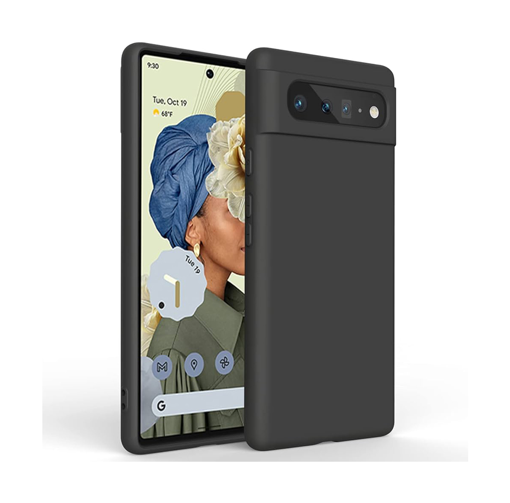 Θήκη Πλάτης Σιλικόνης Soft για Google Pixel 6 - Χρώμα: Μαύρο