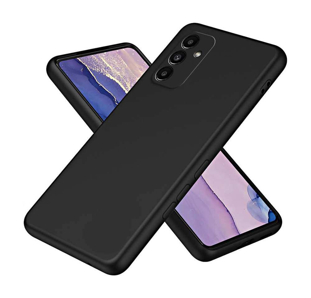 Θήκη Πλάτης Σιλικόνης Απλή για Samsung Galaxy M14 - Χρώμα: Μαύρο