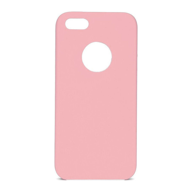 Θήκη Πλάτης Σιλικόνης Απλή για Iphone 6/6S - Χρώμα: Ρόζ