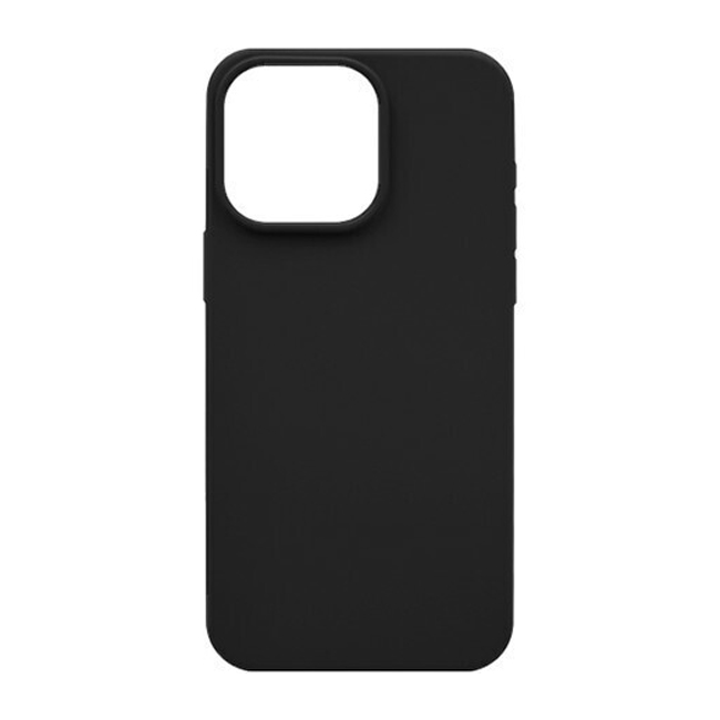 Θήκη Πλάτης Σιλικόνης Απλή για Apple i Phone 16 Pro - Χρώμα: Μαύρο
