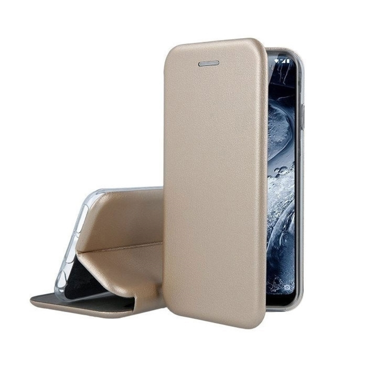Μαγνητική Θήκη Βιβλίο για Samsung Galaxy A7 2018 / Samsung Galaxy A7 2018 - Χρυσό