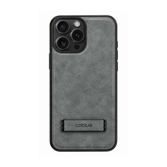 Δερμάτινη Θήκη Coblue All-Inclusive Anti-Drop με Stand για Apple iPhone 13 Pro Max - Γκρι