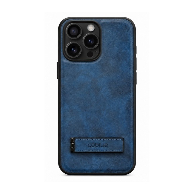 Δερμάτινη Θήκη Coblue All-Inclusive Anti-Drop με Stand για Apple iPhone 14 Pro Max - Σκούρο Μπλε