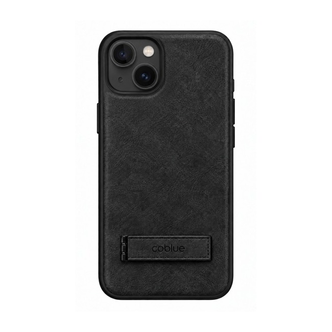 Δερμάτινη Θήκη Coblue All-Inclusive Anti-Drop με Stand για Apple iPhone 15 - Μαύρο