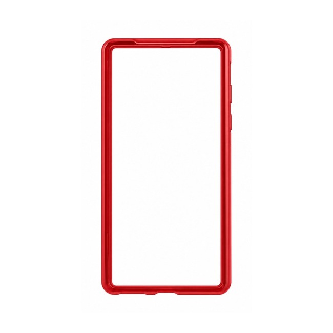 Διάφανη Θήκη με Χρωματιστό Πλαίσιο για Apple iPhone 6 Plus - Κόκκινο