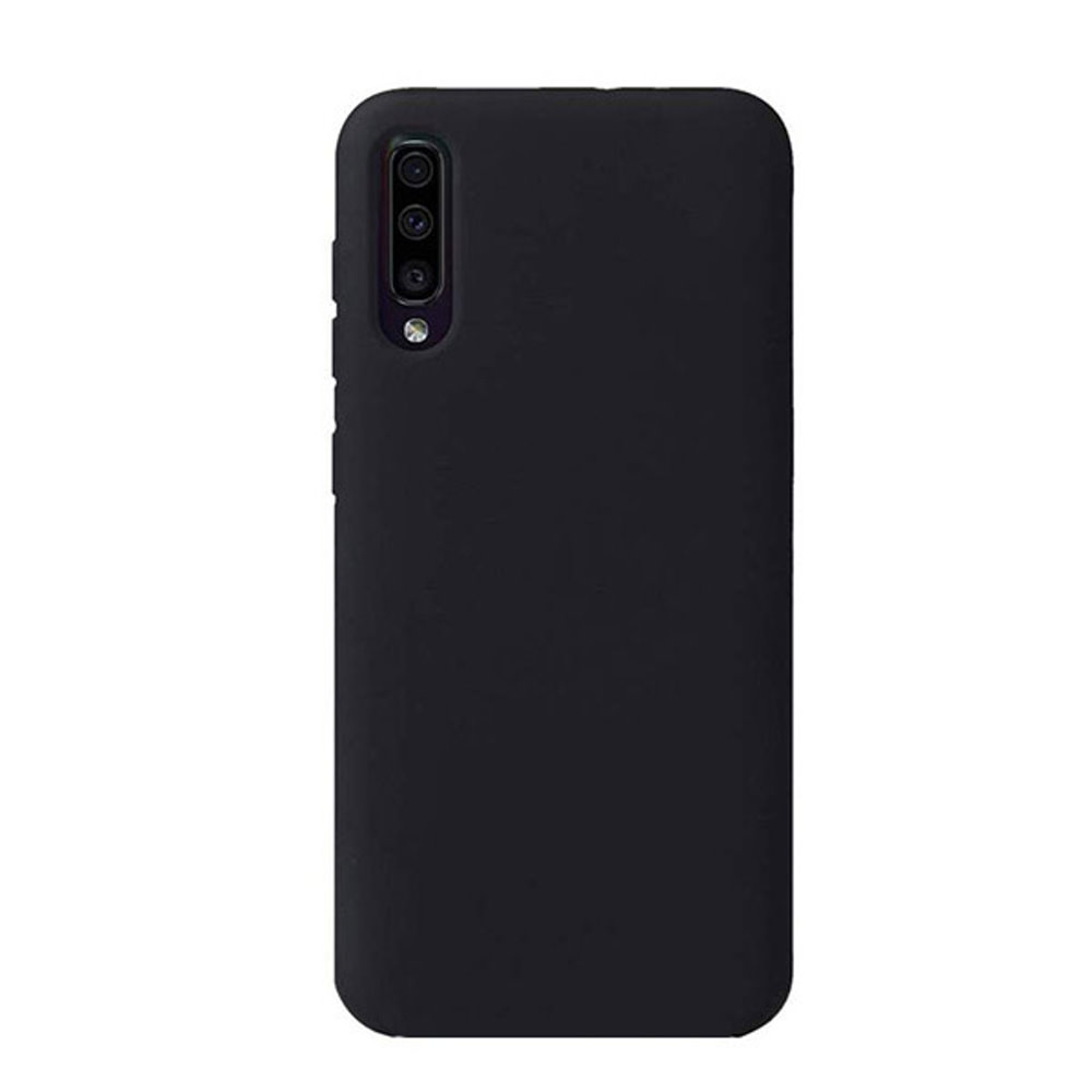 Θήκη Πλάτης Σιλικόνης Απλή για Samsung A705F Galaxy A70 - Χρώμα: Μαύρο